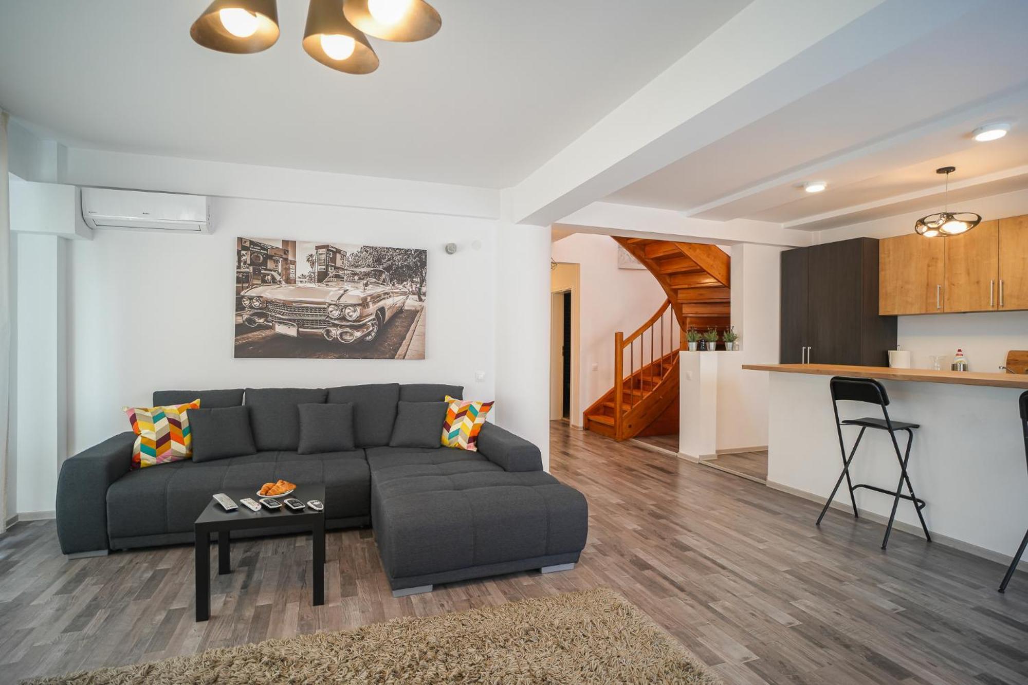 Penthouse With Huge Rooftop Terrace & City View Bucareste Exterior foto